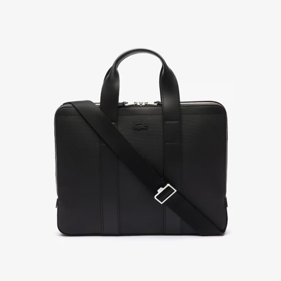 Lacoste Chantaco Pique Leather Computer Bag - Picture 2 of 2